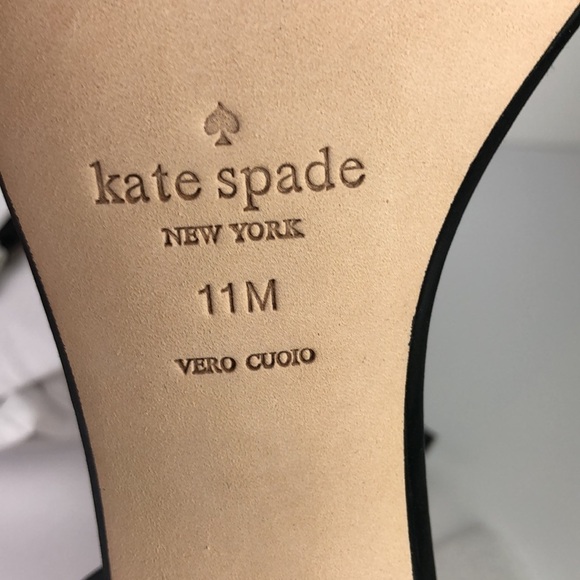 NEW Kate Spade Ingrida Black Sleek Stiletto Heels 11 - Picture 12 of 14